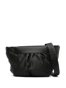 VeeCollective pochette Caba à design plissé - Noir