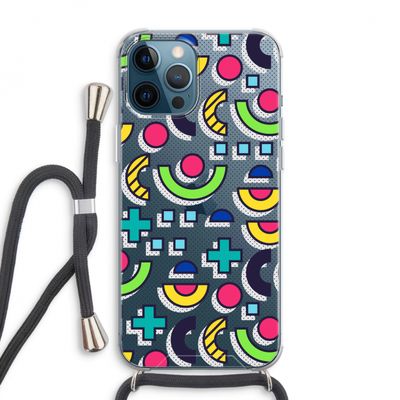 8-bit N°6: iPhone 12 Pro Max Transparant Hoesje met koord