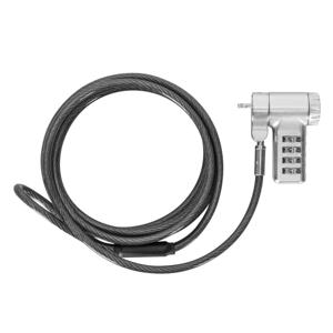 Targus DEFCON Ultimate Universal Serialised Combination Cable Lock with Slimline Adaptable Lock Head diefstalbeveiliging
