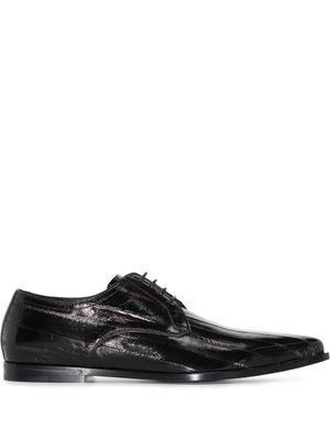 Dolce & Gabbana derbies à bout pointu - Noir