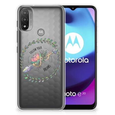 Motorola Moto E20 | E40 Telefoonhoesje met Naam Boho Dreams Motorola Moto E20 | E40 Telefoonhoesje met Naam Boho Dreams