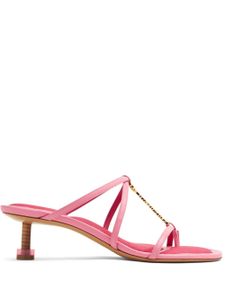 Jacquemus mules Les Sandales Basses Pralu 45 mm - Rose