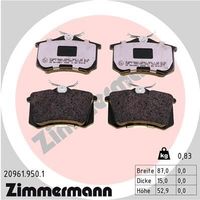 Remblokkenset, schijfrem rd:z 209619501