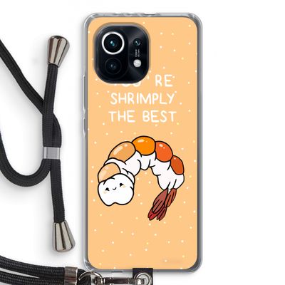 You're Shrimply The Best: Xiaomi Mi 11 Transparant Hoesje met koord