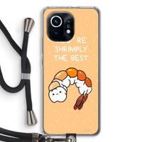 You're Shrimply The Best: Xiaomi Mi 11 Transparant Hoesje met koord