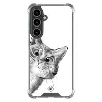 Samsung Galaxy S24 FE shockproof hoesje - Kat kiekeboe