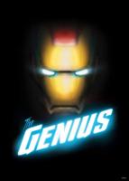 Kunstdruk Avengers The Genius 50x70cm