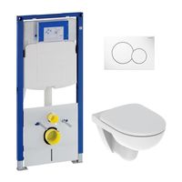 Geberit UP320 toiletset met Geberit 280 Rimfree toilet en softclose zitting