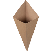 Zak | Friteszak | Karton | 19x27cm | bruin | 400 stuks