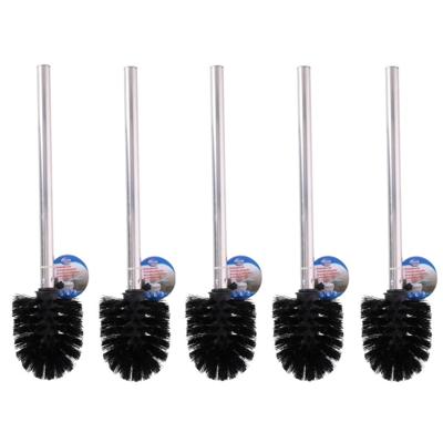Voordeelset van 5x stuks gerimport toiletborstel / wc-borstel - rvs - 35 cm