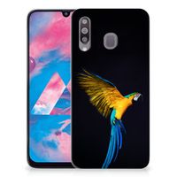 Samsung Galaxy M30 TPU Hoesje Papegaai