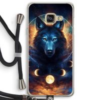 Wolf Dreamcatcher: Samsung Galaxy A3 (2016) Transparant Hoesje met koord