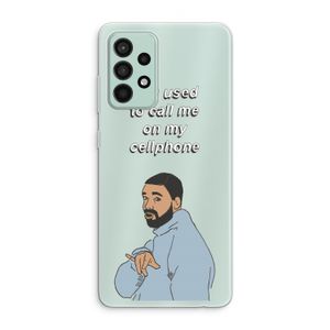 Hotline bling: Samsung Galaxy A52s 5G Transparant Hoesje