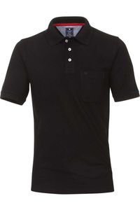 Redmond Casual Polo shirt Korte mouw zwart