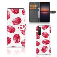 Sony Xperia 1 II | Book Cover | Pink Macarons
