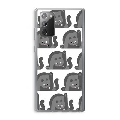 Cats: Samsung Galaxy Note 20 / Note 20 5G Transparant Hoesje