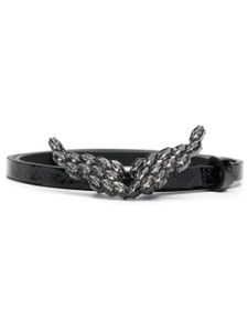 Zadig&Voltaire ceinture Rock en cuir - Noir