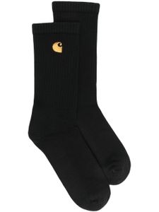 Carhartt WIP chaussettes à broderies - Noir