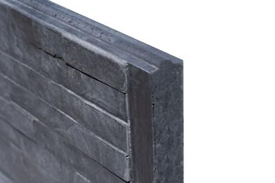 Berton Leisteen motiefplaat antraciet 184 cm Tuindeco - Tuindeco