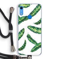 Lange bladeren: Huawei Y6s Transparant Hoesje met koord