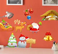 Muursticker Kerstmis Attributen
