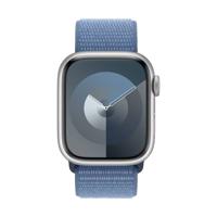 Apple Watch Series 9 GPS 41 mm Aluminium kast Sport loop Winterblauw - thumbnail