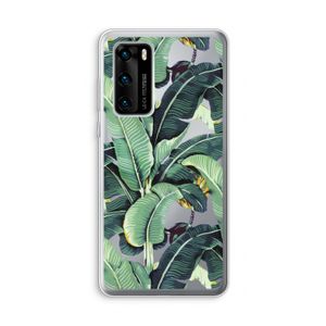 Bananenbladeren: Huawei P40 Transparant Hoesje