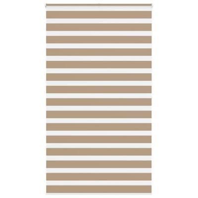 Zebra Blind 135x200 cm stofbreedte 130,9 cm polyester zandbruin