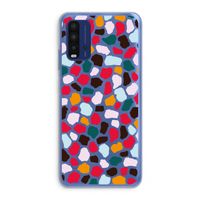 Colored Giraffe: Xiaomi Redmi 9T Transparant Hoesje