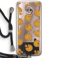 You Had Me At Pizza: Motorola Moto G6 Transparant Hoesje met koord