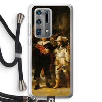 De Nachtwacht: Huawei P40 Pro Plus Transparant Hoesje met koord