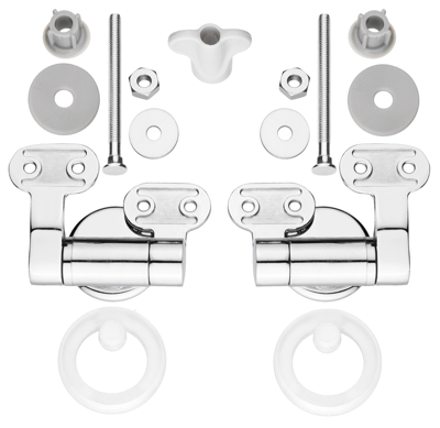 Cornat Wc-Bril Bevestigingset Art/Acryl Ch - TEC364980