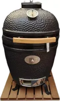 Own grill keramische kamado barbecue big inbouw grijs/antraciet (exclusief voet)