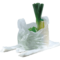 Plastic Draagtassen Zware Kwaliteit Wit 37x44/4 cm (500 stuks)