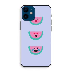 Smiley watermeloen: iPhone 12 mini Biologisch afbreekbaar hoesje