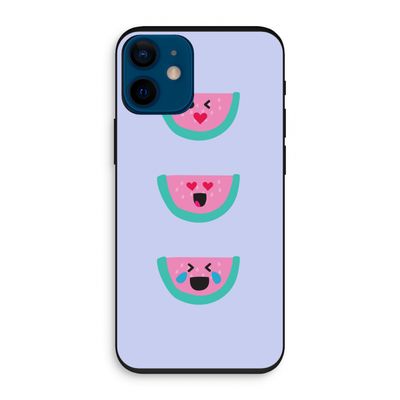 Smiley watermeloen: iPhone 12 mini Biologisch afbreekbaar hoesje
