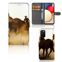 Samsung Galaxy A03s | Telefoonhoesje | Met pasjeshouder | Design Cowboy