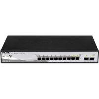 D-Link DGS-1210-10 netwerk-switch Managed L2 Gigabit Ethernet (10/100/1000) 1U Zwart, Grijs - thumbnail