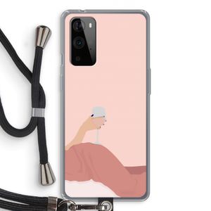 Wine: OnePlus 9 Pro Transparant Hoesje met koord