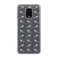 Zwarte poes: Xiaomi Redmi Note 9 Pro Transparant Hoesje Zwarte poes: Xiaomi Redmi Note 9 Pro Transparant Hoesje