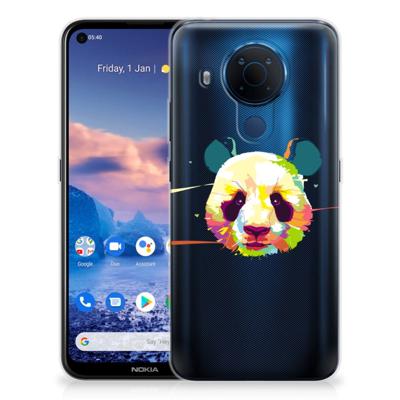 Nokia 5.4 Telefoonhoesje met Naam Panda Color