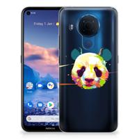 Nokia 5.4 Telefoonhoesje met Naam Panda Color
