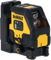 DeWalt dcle14201gb-xj kruislijnlaser | oplaadbaar via usb-c | li-ion | groen - dcle14201gb-xj