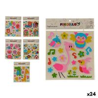 Stickers Pincello Multicolour 32 x 1 x 38 cm (24 Stuks)