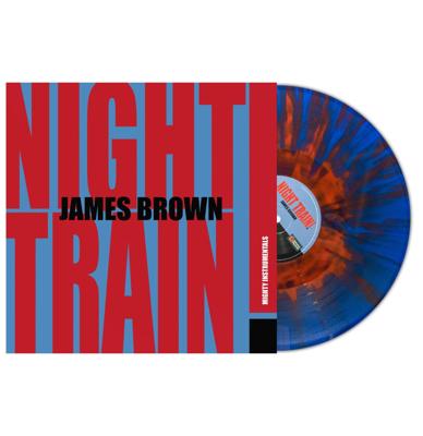 James Brown - Night Train! (Mighty Instrumentals) (Blauw/Rood Splatter Vinyl) LP