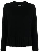 Jil Sander ribbed cashmere jumper - Noir - thumbnail