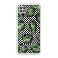 Geometrische jungle: Samsung Galaxy A22 4G Transparant Hoesje
