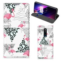 OnePlus 8 | Hoesje maken | Flamingo Triangle
