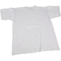 Creativ Company T-shirt wit met ronde hals katoen, maat m