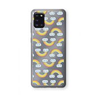 Regenboog: Samsung Galaxy A31 Transparant Hoesje